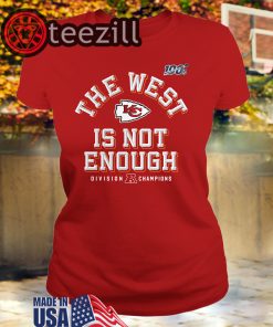 AFC The West Is Not Enough Division Champion TShirts