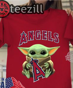 Angels Logo & Baby Yoda Shirt