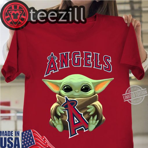 Angels Logo & Baby Yoda Shirt