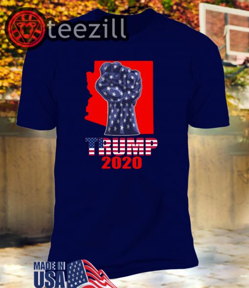 Arizona For President Donald Trump 2020 Election Us Flag ShirtsArizona For President Donald Trump 2020 Election Us Flag Shirts
