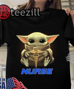 Baby Yoda And Nurse Shirts