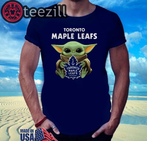 Baby Yoda Hug Toronto Maple Leafs Tshirts