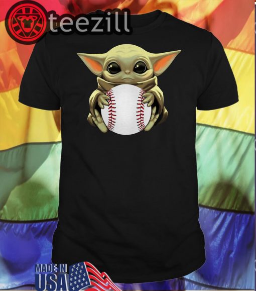 Baseball Baby Yoda Shirt