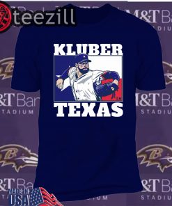 Corey Kluber Shirt Texas Baseball Official