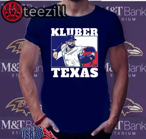 Corey Kluber Shirts Texas Baseball Official