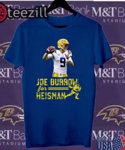 Joe Burrow Louisiana For Heisman College Football Tee