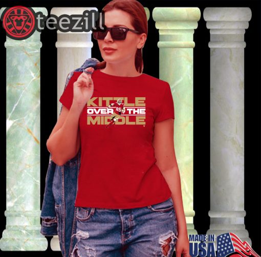Kittle over the middle - George Kittle - TShirts
