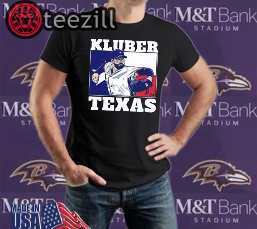 Kluber Texas Baseball TShirts Limited Edition
