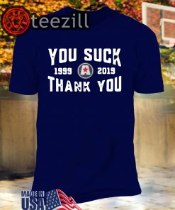 Kurt Angle You Suck Thank You 1999-2019 T-shirt