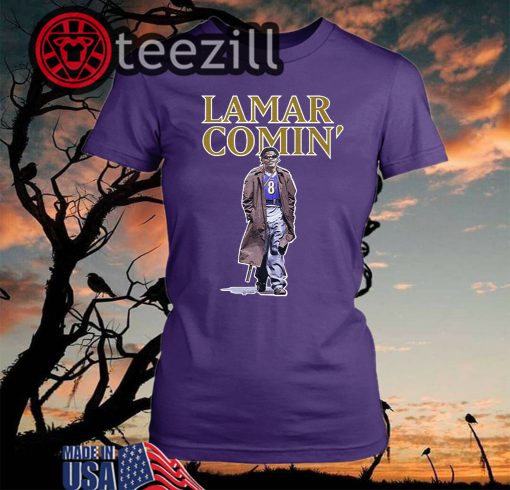 Lamar Comin Shirts Lamar Comin 8 T-Shirt
