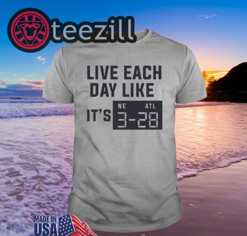 Live Each Day Like It's Superbowl Football T-Shirt