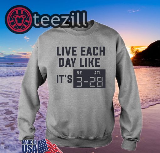 Live Each Day Like It's Superbowl Football T-Shirts