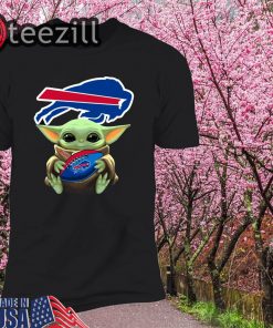 Logo Baby Yoda Hug Buffalo Bills Shirts