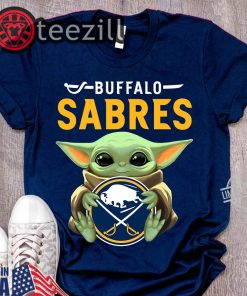 Logo Baby Yoda Hug Buffalo Sabres Shirts