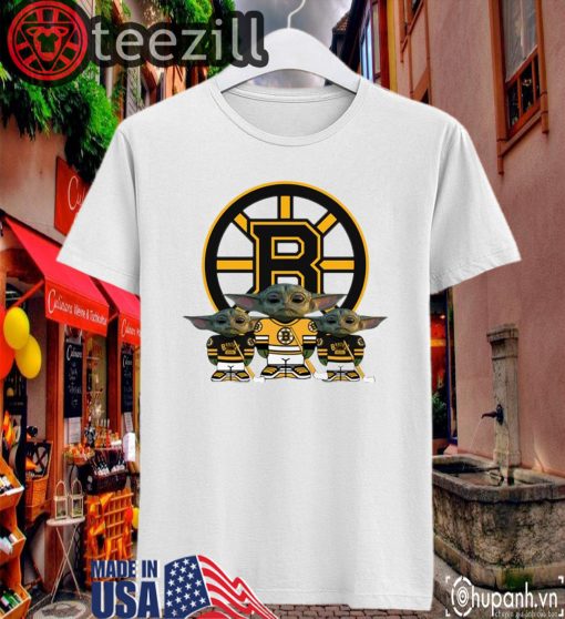 Logo Boston Bruins Player Shirt Yoda T-Shirt