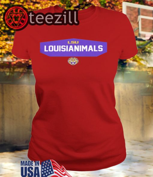 Logo LSU Louisianimals TShirt