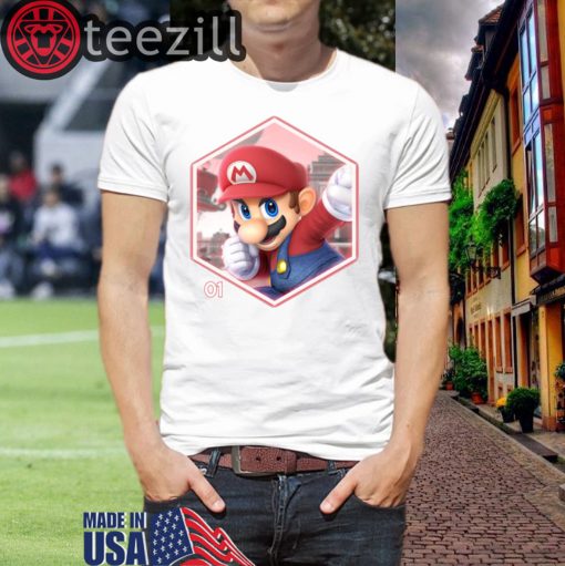 Logo Mario - Super Smash Bros Ultimate Shirts