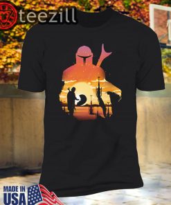 Mando Sunset - Mandalorian Shirt