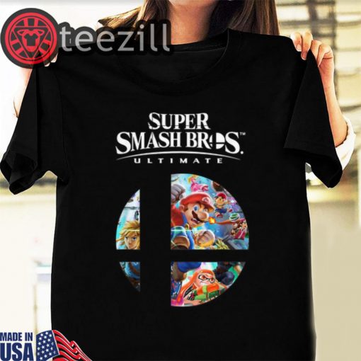 Mario - Super Mario Super Smash Bros Ultimate Tshirt