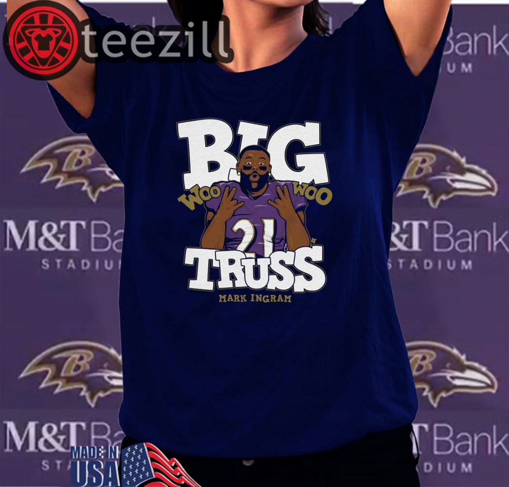 Mark Ingram Tshirt Big Truss Woo Woo - Official Limited Edition