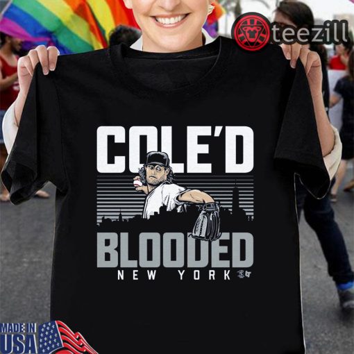 Men's Cole'd Blooded Bronx Shirt Baseball Tshirt