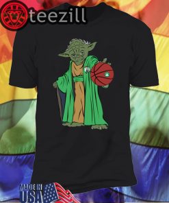 Men's Master Yoda Boston Celtics T- Shirt