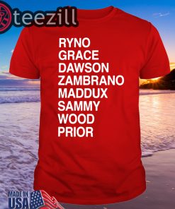 Men's Ryno Grace Dawson Zambrano Maddux Sammy Wood Prior Shirts