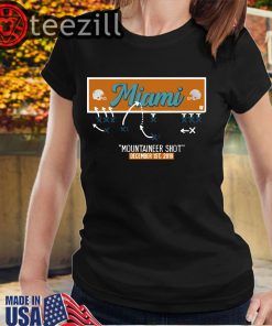 Miami Mountaineer Shot Shirt Limited Edition Official