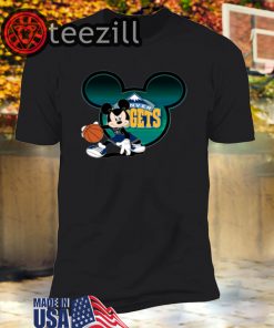 NBA Denver Nuggets Mickey Mouse Disney Basketball T-Shirts