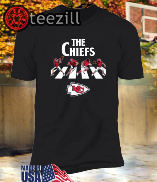 NFL Football Kansas City Chiefs The Beatles Rock Band T-Shirts