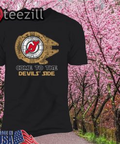 NHL Come To The New Jersey Devils Side Star Wars Hockey Shirt