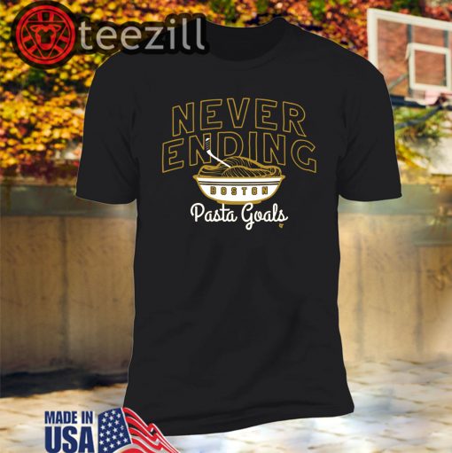 Never Ending Pasta Goals Shirt - Unisex - Boston Hockey