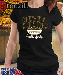 Never Ending Pasta Goals Shirts - Unisex - Boston Hockey