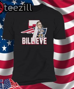 New England Patriots 7 Billieve vs Buffalo Bills TShirts