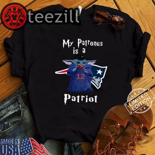 New England Patriots is a Baby Yoda My Patronus Shirts