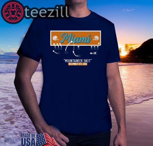 New Official Miami Mountaineer Shot T-Shirts
