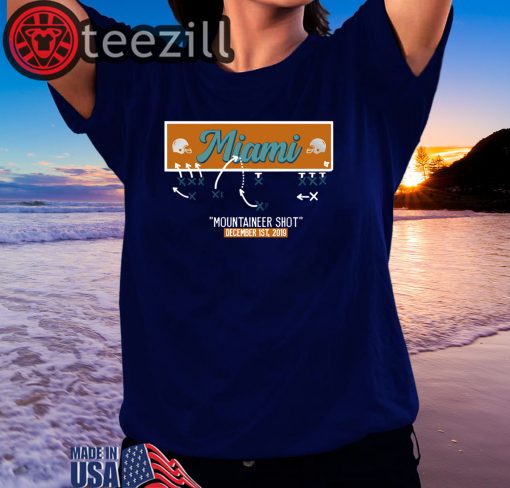 New Official Miami Mountaineer Shot TShirt
