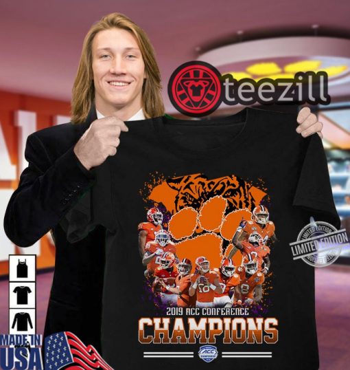 Official 2019 Acc Conference Champions TShirt