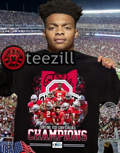Official 2019 Big Ten Conference Champions Player Shirt Tshirts