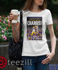 Official Advocate LSU Claims Sec Title Champions T-shirts