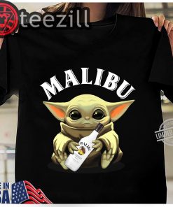 Official Baby Yoda Hug Malibu Shirts