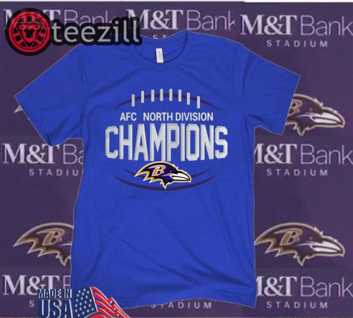 Official Baltimore Ravens AFC West Champs Shirt