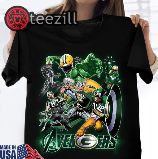Official Green Bay Packers The Avengers Shirts