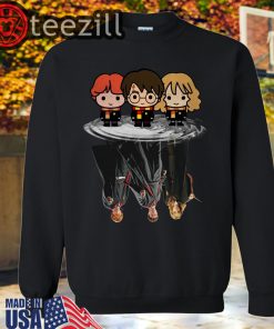 Official Harry Potter Chibi Water Mirror Reflection T-shirt