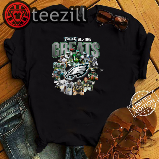 Philadelphia Eagles all time greats all players signature Shirt