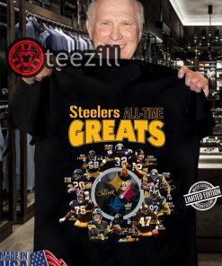 Pittsburgh Steelers all time greats players signature Shirts
