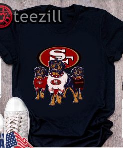 Rottweiler San Francisco 49ers Shirt T-Shirts