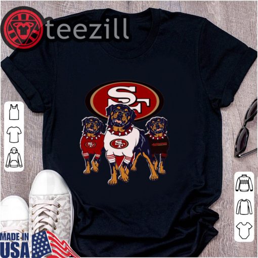 Rottweiler San Francisco 49ers Shirt T-Shirts
