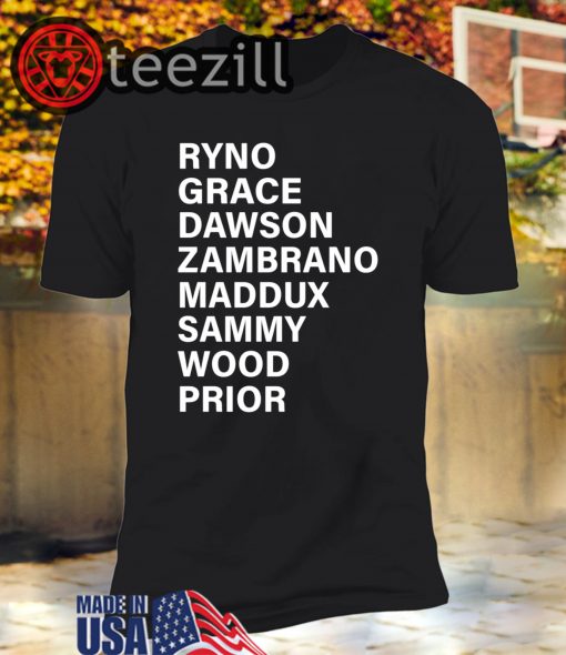 Ryno Grace Dawson Zambrano Maddux Sammy Wood Prior Shirt Classic Tshirt
