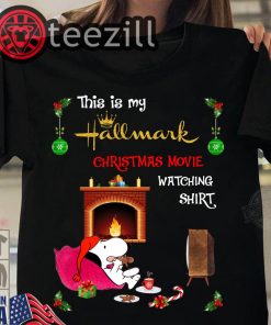 Snoopy This is my hallmark christmas movie watching Shirts